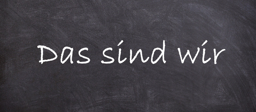 Ein Link, um zum Bereich "Das sind wir" zu gelangen.