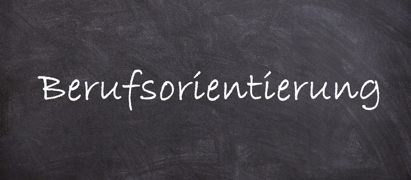 Ein Link, um zum Bereich "Berufsorientierung" zu gelangen.