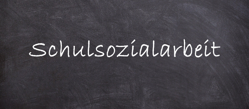 Ein Link, um zum Bereich "Schulsozialarbeit" zu gelangen.