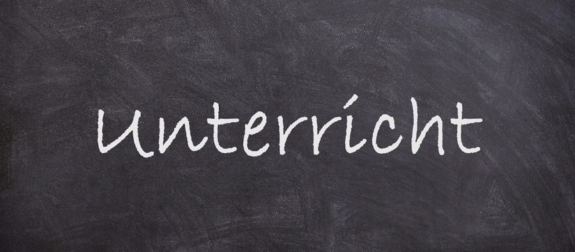 Ein Link, um zum Bereich "Unterricht" zu gelangen.