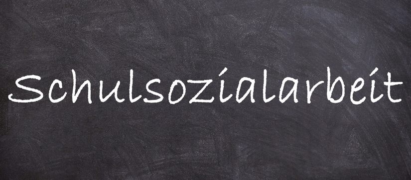 Ein Link, um zum Bereich "Schulsozialarbeit" zu gelangen.