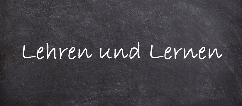 Ein Link, um zum Bereich "Lehren und Lernen" zu gelangen.